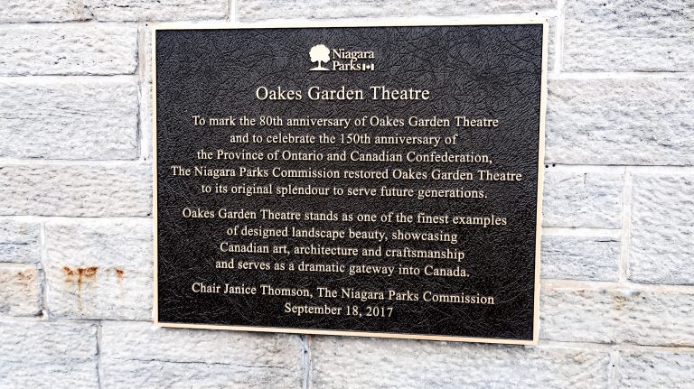 Oakes Theatre Garden
